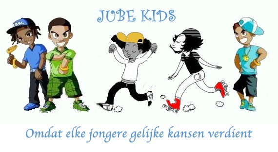 Jube kids met slogan
